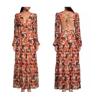 Gianni Bini Backless Multicolor Dress